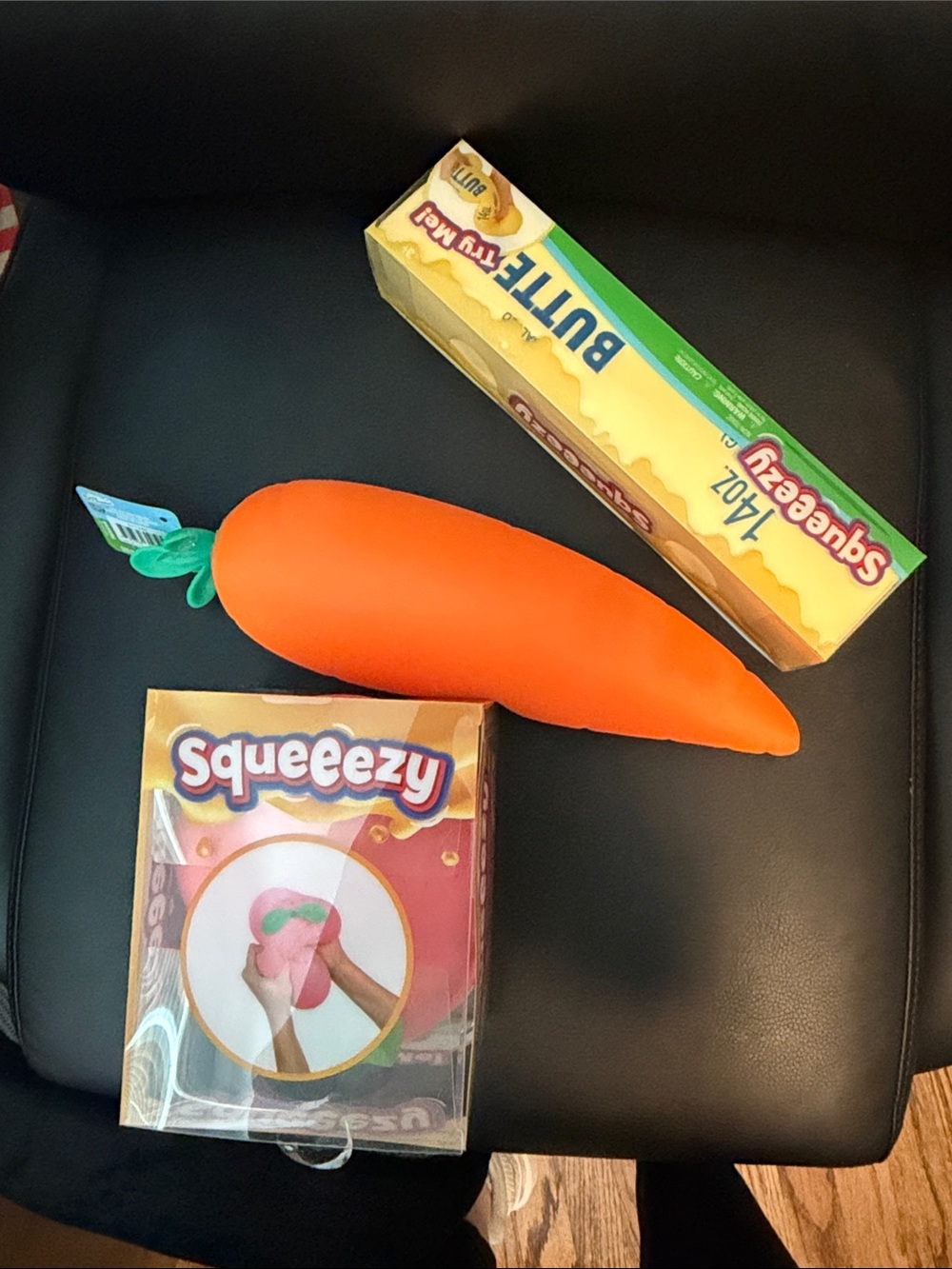 Orange Plush Carrot Toy by